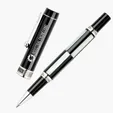 Bettoni Provano Rollerball Pen with Mother-of-Pearl Inlay — view 3