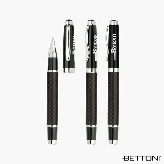Bettoni Grenado Rollerball Pen with Carbon Fiber Barrel — view 2