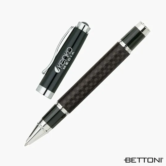 Bettoni Grenado Rollerball Pen with Carbon Fiber Barrel — view 3