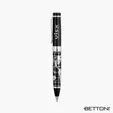 Bettoni Chrome World Map Ballpoint Pen