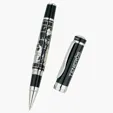 Bettoni Cosimo Rollerball Pen with Chrome World Map