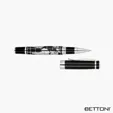 Bettoni Cosimo Rollerball Pen with Chrome World Map — view 5