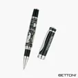 Bettoni Cosimo Rollerball Pen with Chrome World Map — view 6