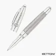 Bettoni Armour Rollerball Pen, Woven Steel — view 2