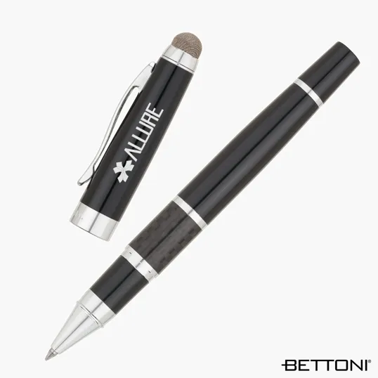 Bettoni® Caserta Rollerball Pen & Stylus — view 2