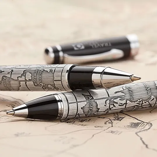 Bettoni® Ferrara Chrome Plated Brass Ballpoint Pen