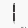 Bettoni Brass Ballpoint Pen & Stylus with Carbon Fiber Barrel