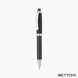 Bettoni Brass Ballpoint Pen & Stylus with Carbon Fiber Barrel — view 4