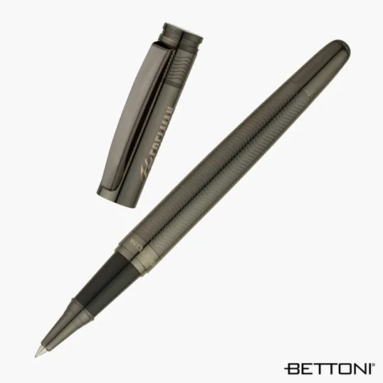 Bettoni Abbracci Rollerball Pen, Gunmetal — view 3