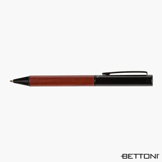 Bettoni® Alicante Ballpoint Pen with Rosewood Barrel — view 5