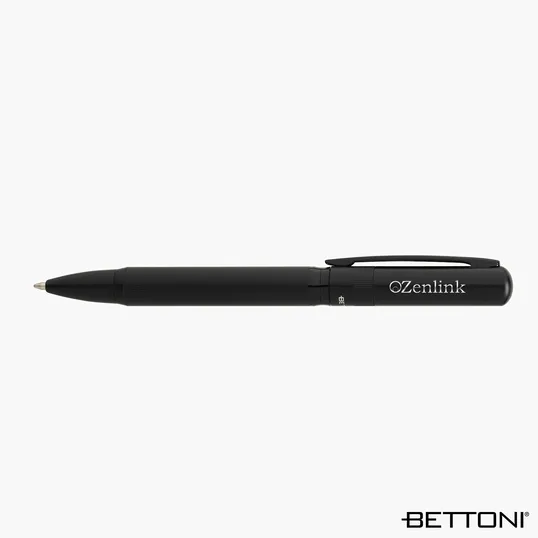 Bettoni® Downton Twist-Action Brass Ballpoint Pen — view 2