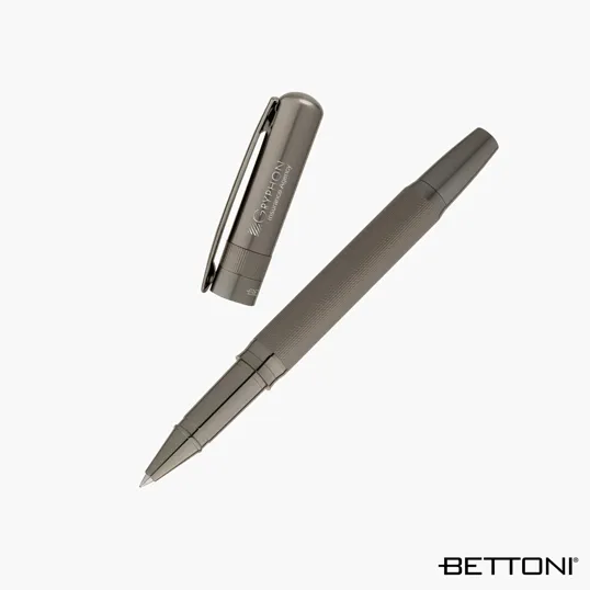 Bettoni® Downton Rollerball Pen, Heavyweight Brass — view 4