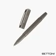 Bettoni® Downton Rollerball Pen, Heavyweight Brass — view 4
