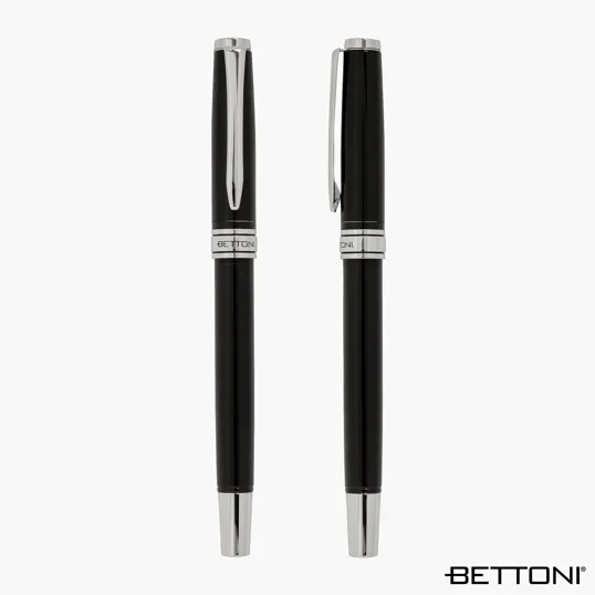 Bettoni® Avellino Recycled Brass Cap-Off Rollerball Pen — view 4