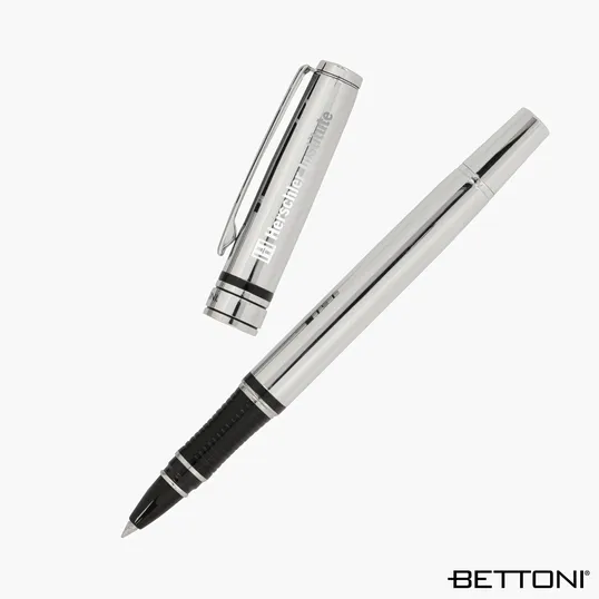 Bettoni® Avellino Recycled Brass Cap-Off Rollerball Pen — view 5
