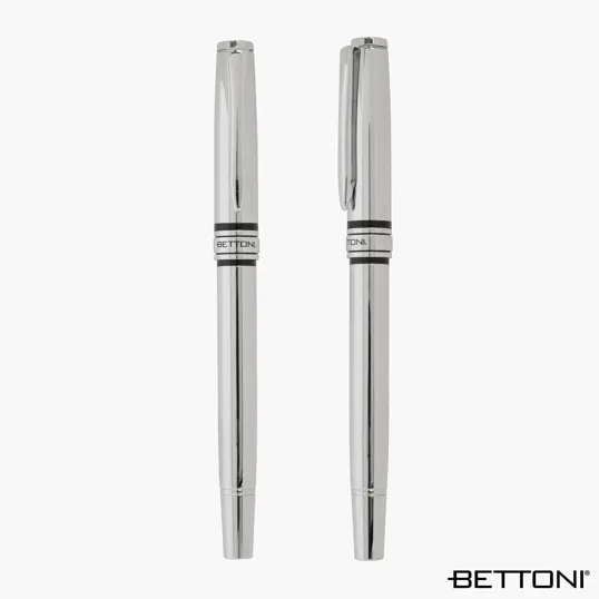 Bettoni® Avellino Recycled Brass Cap-Off Rollerball Pen — view 7