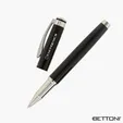 Bettoni® Lazio Recycled Brass Cap-Off Rollerball Pen — view 2