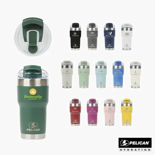 Pelican Traveler™ 22 oz. Double Wall Stainless Steel Travel Tumbler