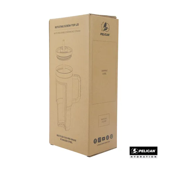 Pelican Porter™ 40 oz. Recycled Double Wall Stainless Steel Travel Tumbler — view 330