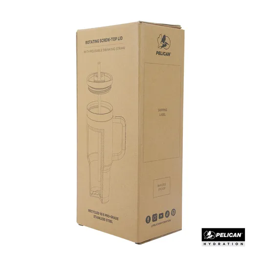 Pelican Porter™ Dual 40 oz. Recycled Stainless Steel Travel Tumbler — view 12