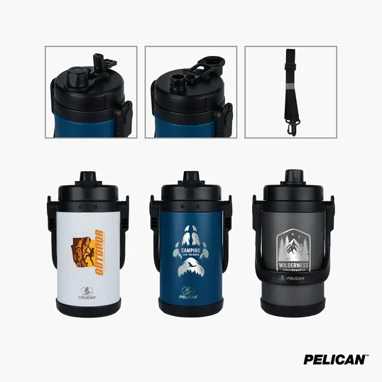 Pelican Dayventure™ 68 oz. Recycled Double Wall Stainless Steel Travel Jug