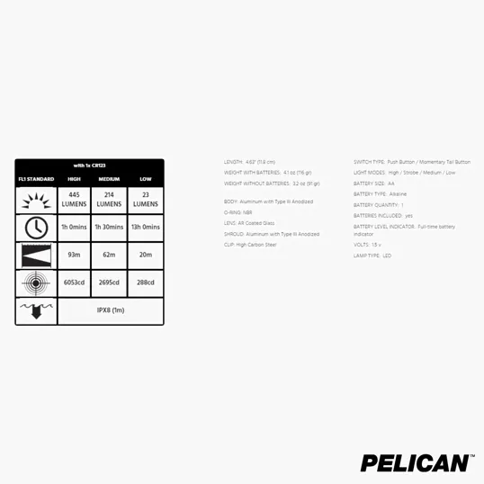 Pelican™ 7110 Tactical Flashlight — view 6