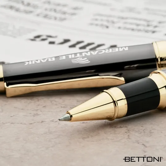 Bettoni Rollerball Pen, Solid Brass — view 2