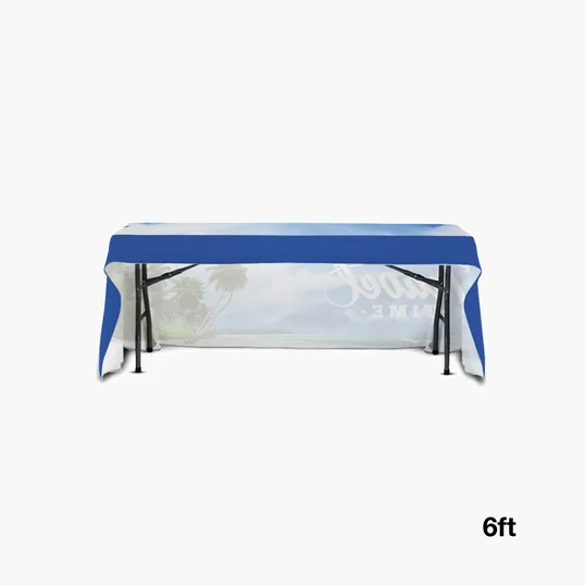 DisplaySplash 6' Open Back Table Throw — view 3