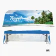 DisplaySplash 8' Open Back Table Throw