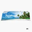 DisplaySplash 8' Open Back Table Throw — view 2