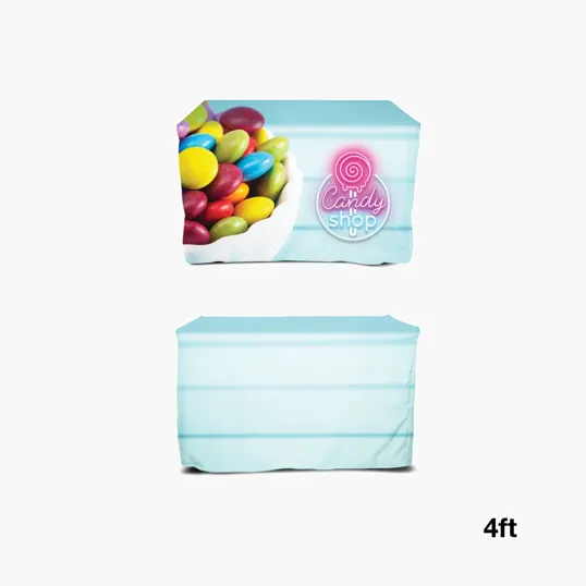 DisplaySplash 4' Fitted Table Cover