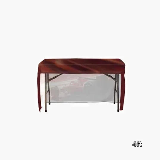 DisplaySplash 4' Fitted Open Back Table Cover — view 6