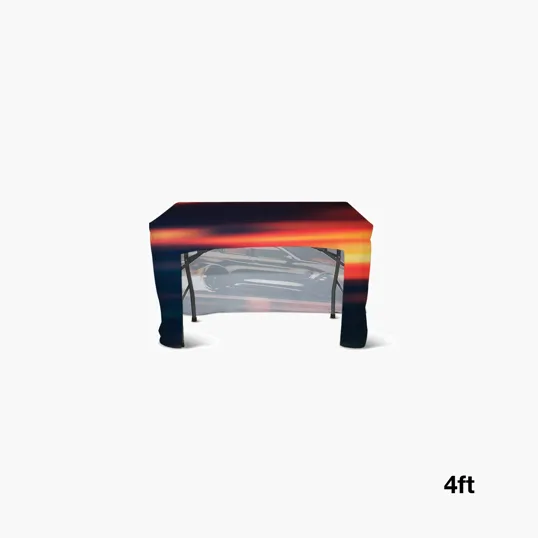 DisplaySplash 4' Fitted Open Back Table Cover — view 5