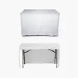 DisplaySplash 4' Fitted Open Back Table Cover — view 7