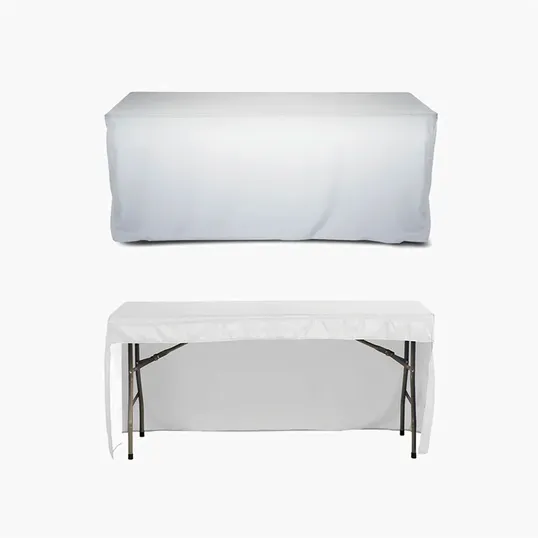 DisplaySplash 6' Fitted Open Back Table Cover — view 5