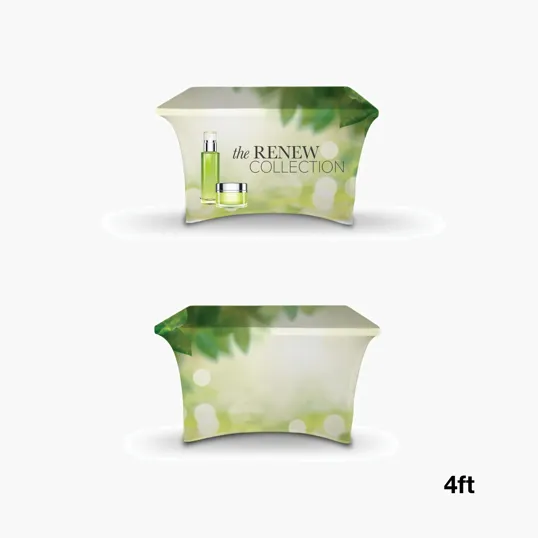DisplaySplash 4' RPET Stretch Table Cover