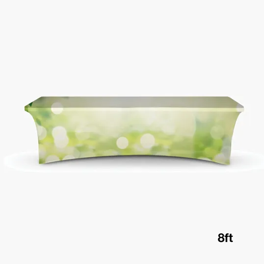 DisplaySplash 8' RPET Stretch Table Cover — view 3