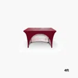 DisplaySplash 4' Stretch Open Back Table Cover — view 3