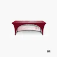 DisplaySplash 6' Stretch Open Back Table Cover — view 3
