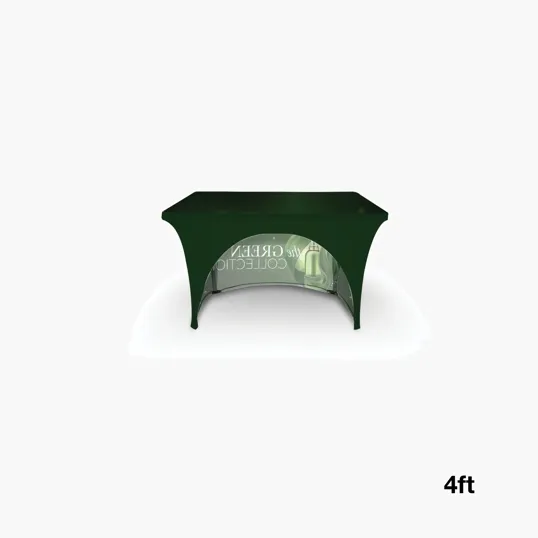 DisplaySplash 4' RPET Stretch Open Back Table Cover — view 3