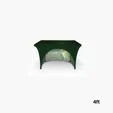 DisplaySplash 4' RPET Stretch Open Back Table Cover — view 3