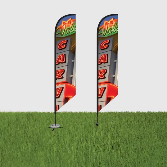 DisplaySplash 13' Double-Sided Custom Feather Flag — view 5