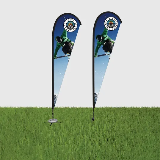 DisplaySplash 15' Single-Sided Teardrop Flag — view 4