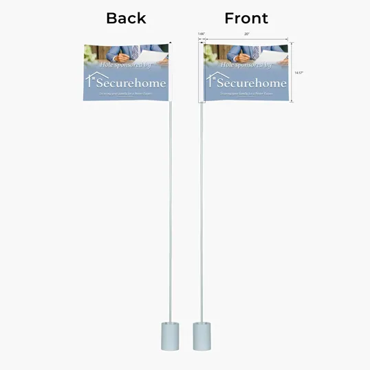 DisplaySplash Double Sided Golf Flag