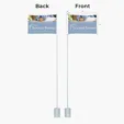 DisplaySplash Double Sided Golf Flag
