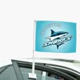DisplaySplash Double Sided Car Flag, 18"W x 12"H — view 2