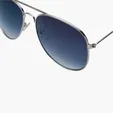 Patrol Aviator Sunglasses with UV400 Lenses — view 3