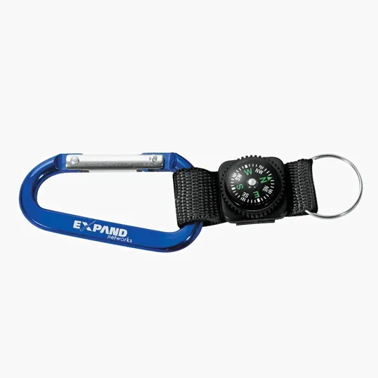 Valumark Busbee Aluminum Carabiner with Compass — view 5