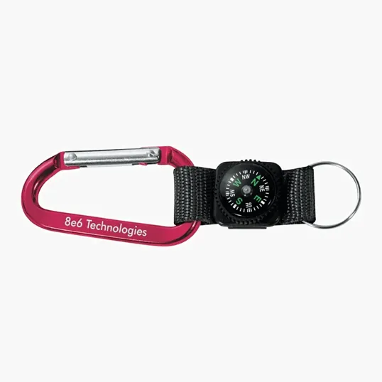 Valumark Busbee Aluminum Carabiner with Compass — view 8