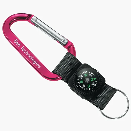 Valumark Busbee Aluminum Carabiner with Compass — view 9